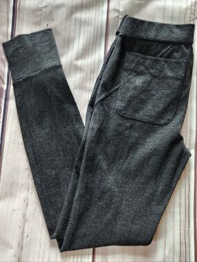 Vince Stretch Dress Pant Trouser Heather Grey Black | Women's Size M